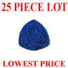 6 mm Trillion Mystic Peacock Blue Drusy Quartz 25 piece Lot