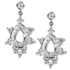 0.74 Carat Diamond Earrings In 18k White Gold 0.74 Carat Diamond Earrings In 18k White Gold