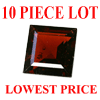 3 mm Square Faceted Garnet 10 piece Lot AAA Grade