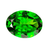 1.38 Ct Oval Chrome Diopside AAA Grade with Certificate