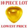 10 mm Heart Cabochon Citrine AAA Grade 10 pc Lot