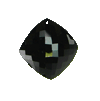 14 mm Ckr Board Drilled Cushion Black Onyx