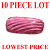 12x10 mm L Cushion Carvings Pink Rubelite Tourmaline 10 pc Lot