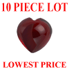 3 mm Heart Cabochon Garnet AAA Grade 10 pc Lot