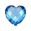 11 mm Heart Shape Swiss Blue Topaz in AAA Grade