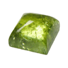 10 mm Square Peridot Cabochon in AA Grade