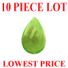 12x8 mm Pear Cabochon Peridot AAA Grade 10 pc Lot