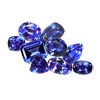 150 Carats Lot (2-10 Carats) Mixed Purple Blue Fine Tanzanite