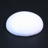 30x22 mm Oval White Agate Cabochon in AAA Grade