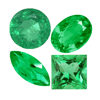 10 Carats (0.25-1 Carats) Mix Shapes Colombian Emeralds