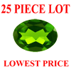 5x3 mm Oval Faceted Chrome Diopside 25 piece Lot AAA Grade