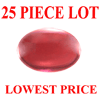 7x5 mm Oval Cabochon Pink Tourmaline 25 piece Lot A Grade