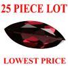 8x4 mm Marquise Faceted Garnet 25 piece Lot AAA Grade