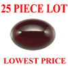 9x7 mm Oval Cabochon Garnet 25 piece Lot AAA Grade
