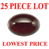 10x8 mm Oval Cabochon Garnet 25 piece Lot AAA Grade