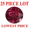 3 mm Round Faceted Rubellite 25 piece Lot A Grade 3 mm Round Faceted Rubellite 25 piece Lot A Grade