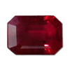 8x6 mm Emerald Cut Ruby in A Grade