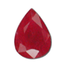 5x3 mm Pear Shape Ruby in A Grade