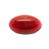 9x7 mm Oval Ruby Cabochon in AA Grade