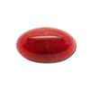 7x5 mm Oval Ruby Cabochon in AA Grade