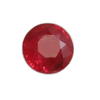 2.50 mm Round Shape Ruby in AA Grade