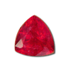 3.5 mm Trillion Shape Ruby in AAA Grade