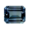 6.75 ct. Octagon Green Tanzanite in AA Grade