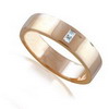 0.09 ct. VS Diamond mens Band