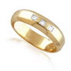 0.15 ct. VS diamond men's Band