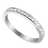 0.14 ct VS Diamond Band in 18k White Gold