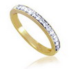 0.14 ct VS Diamond Band in 18k Yellow Gold