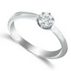 0.15 ct VS Diamond Ring in 18k White Gold