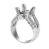 1.41ct Diamond Semi Mounting 18K White Gold