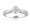 0.50 Carat SI1-SI2 Diamond Engagement Ring in 18k Gold