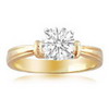 0.50 Carat Diamond Engagement Ring in 18k Gold