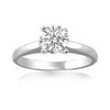 0.50 Carat SI1/SI2 Diamond Engagement Ring in 18k Gold