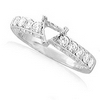 0.58 Carat VS Diamond Semi Mounting in 18k White Gold