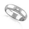 0.07 ct. VS diamond men's Band