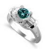 0.97 Carats Blue Diamond Ring in 18k White Gold 0.97 Carats Blue Diamond Ring in 18k White Gold