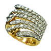 1.26 Carats Diamond Ring in 18K Yellow Gold