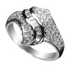 0.68 Carats VS Diamond Ring in 18K White Gold