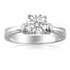 0.60 Ct. Twt. Diamond Engagement Ring in 18k White Gold