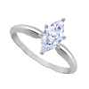 0.55 Ct SI1 Marquise Fancy Color Diamond Ring in 14k Gold