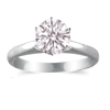 1.02 Carat Pink Diamond Engagement Ring in 18k Gold