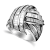 3.03 Carats VS1 Diamond Ring in 18k White Gold 3.03 Carats VS1 Diamond Ring in 18k White Gold