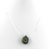 Pink Tourmaline Sterling Silver Pendant