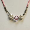 Rose Amethyst-Pearl Bead Designer Sterling Necklace