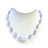 260.1 ct. Chalcedony Bead Necklace in AAA Grade