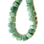 Aquamarine Beaded Sterling Silver 24 Inch Necklace Aquamarine Beaded Sterling Silver 24 Inch Necklace