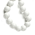 Agate Beaded Sterling Silver 24 Inch Necklace Agate Beaded Sterling Silver 24 Inch Necklace